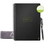 Rocketbook Core Smart Notebook College Rule Infinity Black Cover 18 8.8 x 6 Sheets