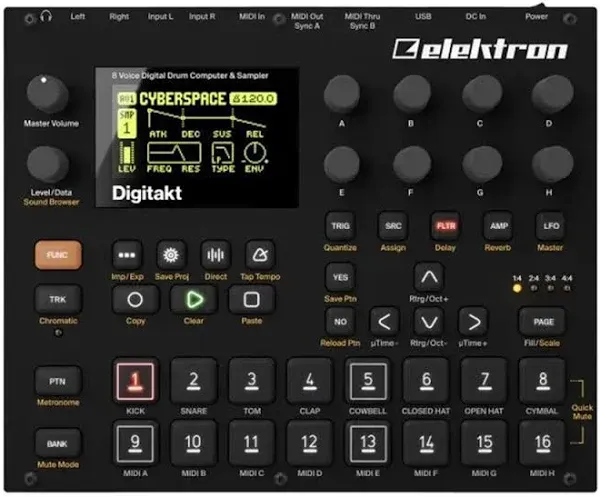 Elektron Digitakt Drum Computer and Sampler