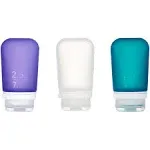 Humangear GoToob+ 3-Pack 2.5oz Clear/Purple