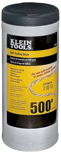 KLEIN TOOLS 56108 Wire Pull Line with Locking Lid 500 ft L