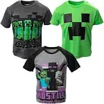 Minecraft Creeper Enderman Skeleton Graphic T-Shirts