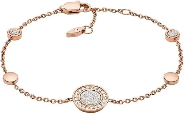 Fossil Women's Halo Station Bracelet