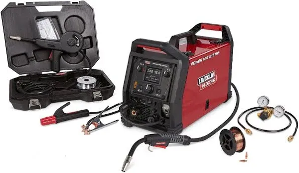 Lincoln Electric K4877-1 Power MIG 215 MPI Multi-Process Welder Aluminum One Pak