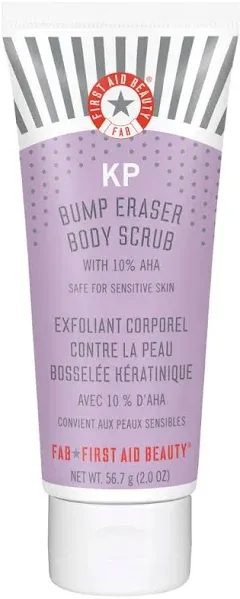 First Aid Beauty KP Bump Eraser Body Scrub Exfoliant for Keratosis Pilaris FAB