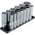 Craftsman V-Series 1/2 in. Drive SAE 6 Point Socket Set 13 PC