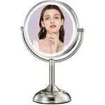 VESAUR Professional 7.5" Lighted Makeup Mirror, 10x Magnifying Vanity Mirror Wit