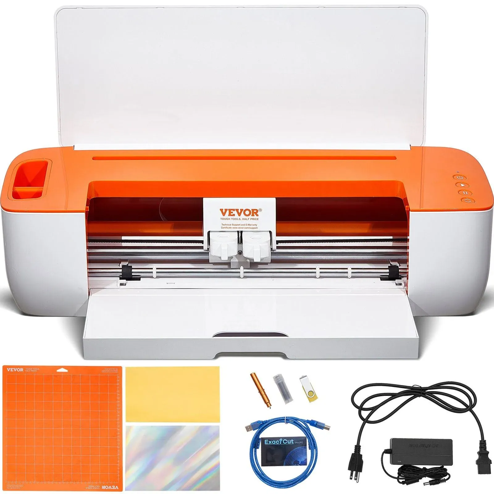 Vevor Vinyl Cutter Machine, Bluetooth Connectivity, Compatible with iOS, Android ...