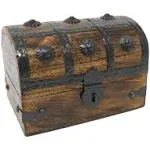 Nautical Cove Treasure Chest Keepsake and Jewelry Box Wood - Toy Treasure Box