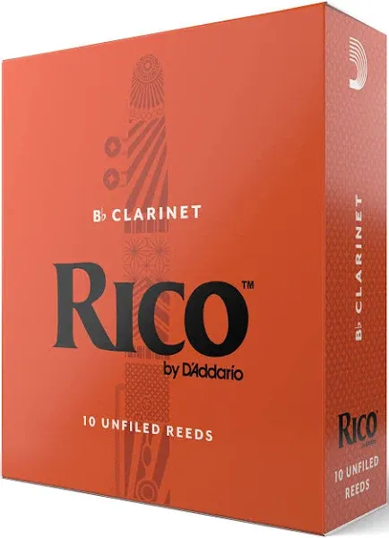 Rico Bb Clarinet Reeds Box of 10 Strength 3