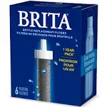 Brita 6-Pack Water Bottle Replacement Filters