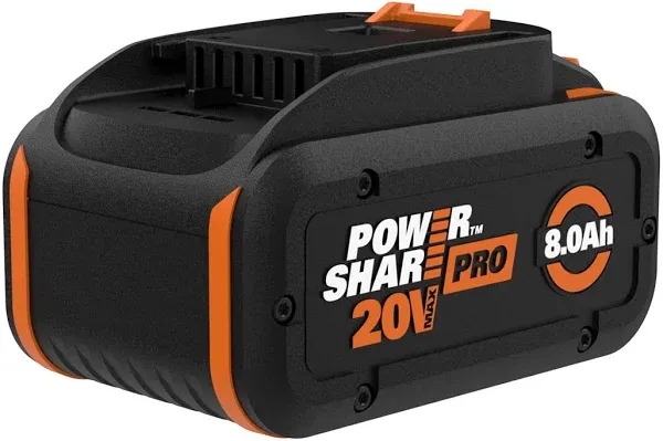 WORX - 20V PRO 8.0Ah Lithium-Ion High-Capacity Battery