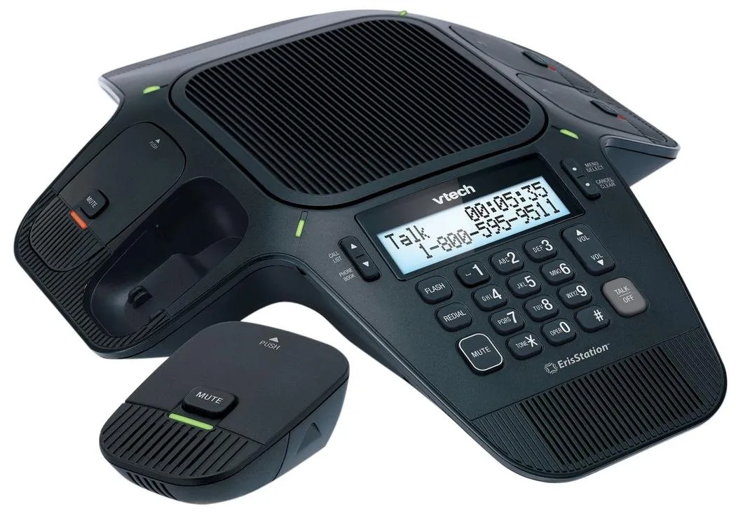 Vtech VCS704 ErisStation Conference Phone with Four Wireless Mics