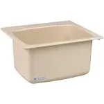 Mustee 10BN Utility Sink 22 inch x 25 inch, Bone