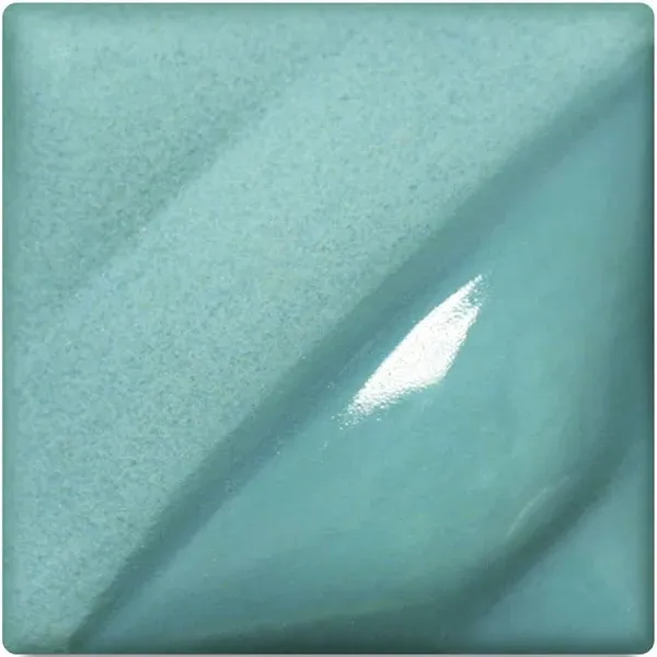 Amaco Lead-Free Velvet Underglaze - Turquoise Blue, 16 oz