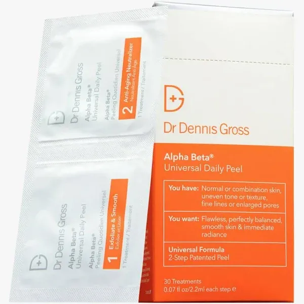 Dr Dennis Gross Alpha Beta Extra Strength Daily Peel 30 Treatments 0.07oz/2.2ml