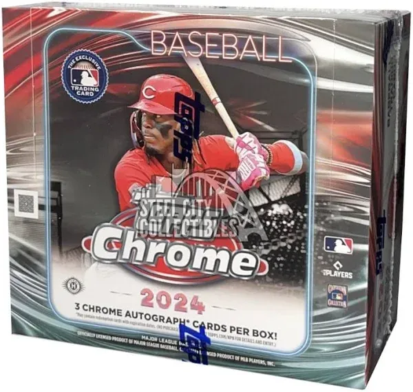 2024 Topps Chrome Baseball Jumbo Box