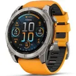 Garmin Fenix 8 AMOLED Sapphire 47mm / Titanium/Spark Orange