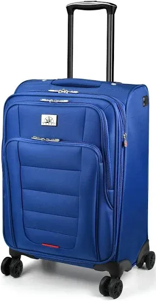 Verdi Softside Expandable Luggage with Spinner Wheels Lightweight Suitcase