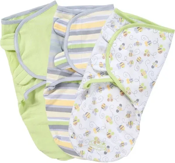 3 pack SwaddleMe Original Swaddle - Busy Bees- Size Small 0-3m