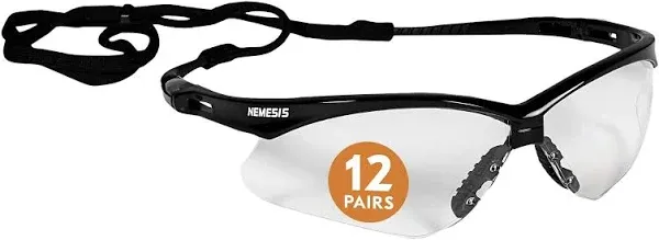 KleenGuard 3000357 V30 Nemesis Indoor/Outdoor Lens Safety Eyewear, 1-Pack