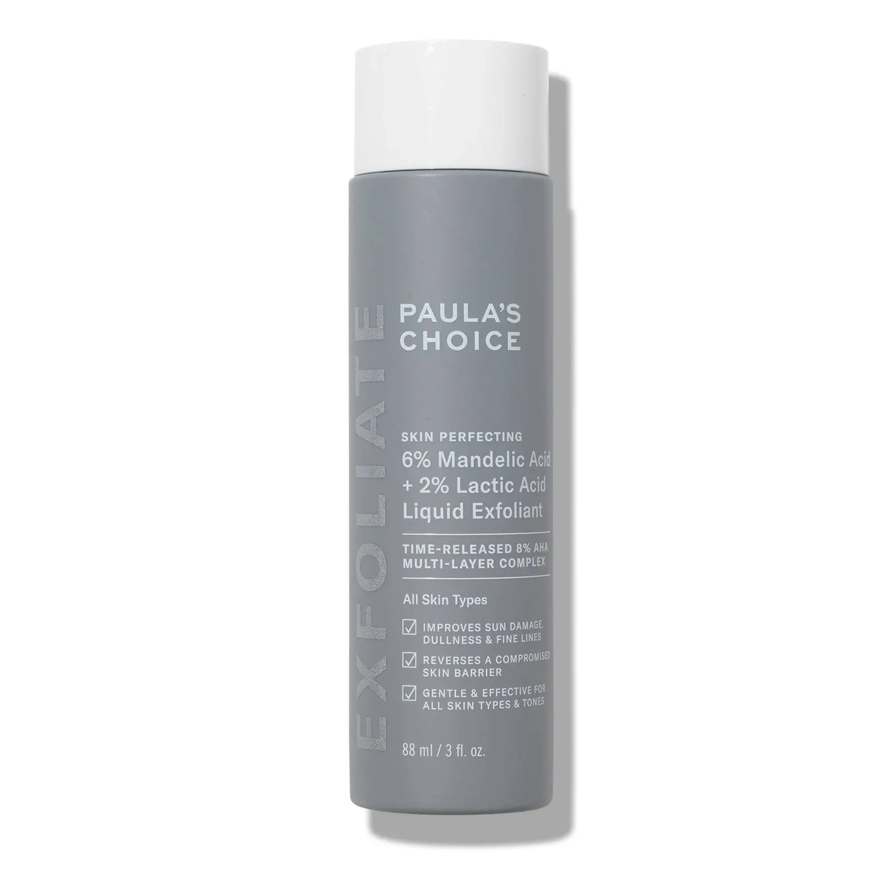 Paula's Choice Skin Perfecting 6% Mandelic + 2% Lactic Acid Liquid Exfoliant - 88ml