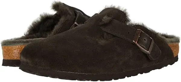 Boston Shearling Cork Mocha Suede- Regular/Wide