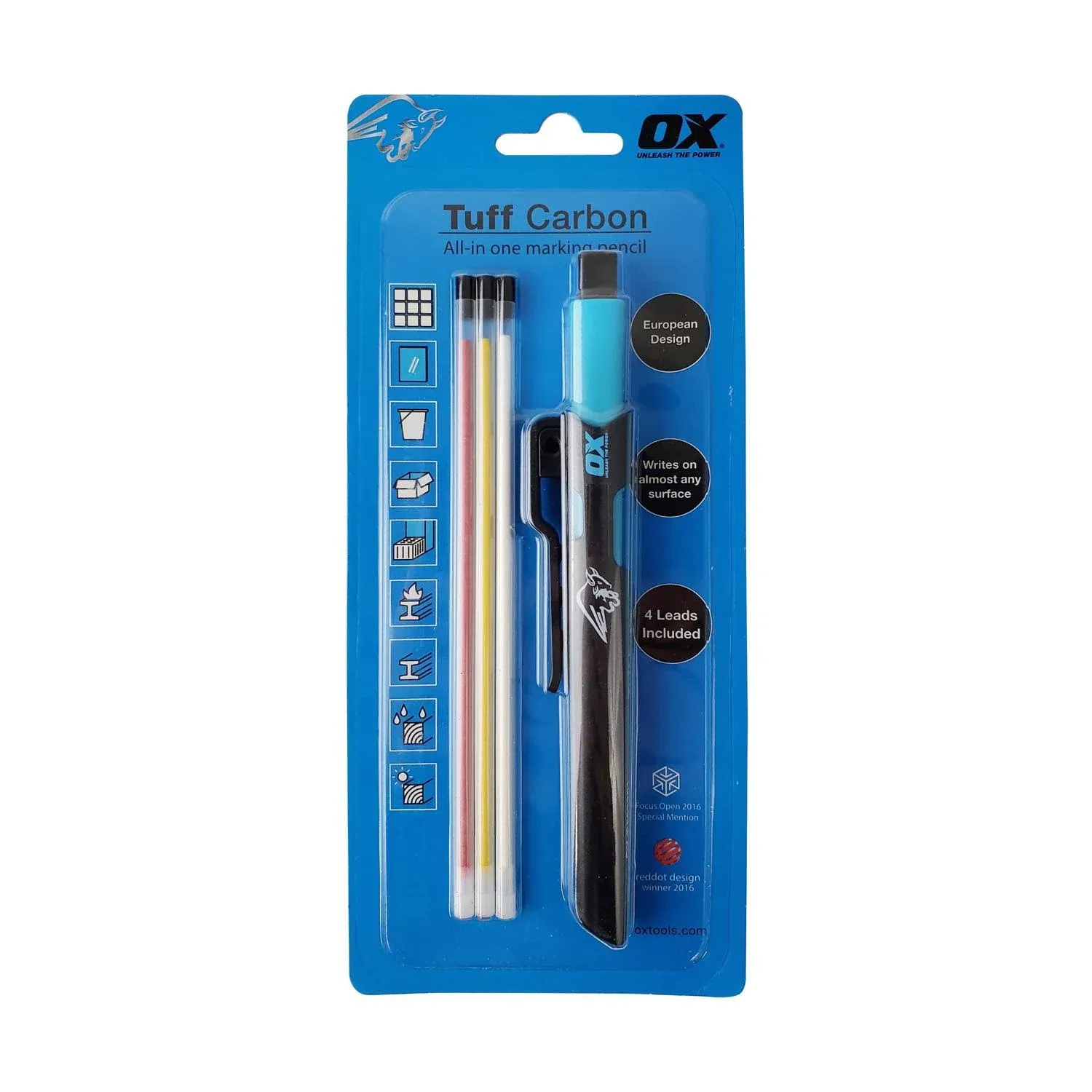 Ox Pro Tuff Carbon Marking Pencil Value Pack