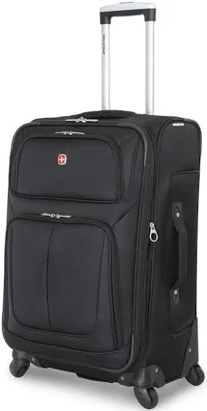 SwissGear Sion Softside Expandable Luggage, Merlot, Carry-On 21-Inch