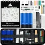 Handyman Crafts 50pcs Sketching Drawing Pencils Set