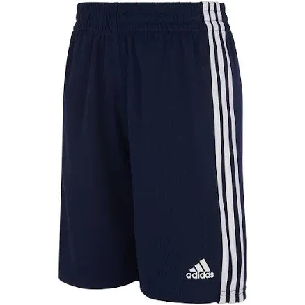 Adidas Boys' Classic 3-Stripes Shorts, Small, Black