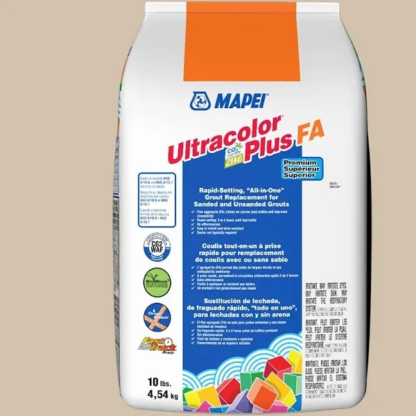 Mapei Ultracolor Plus Fa 25-lb Alabaster All-in-One Sanded Grout