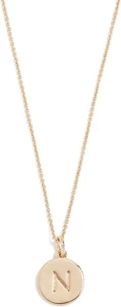 Kate Spade 'One in A Million' Initial Pendant Necklace L- Gold