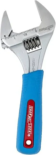 Channellock Code Blue Wideazz Adjustable Wrench, 6-1/4 Inches Long, 1.34 Inches Opening - 1 per EA - 6WCBBULK