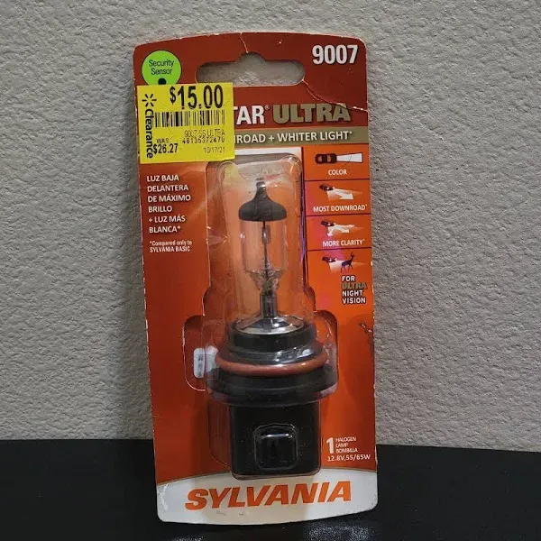 Sylvania SilverStar Ultra Headlight Bulb 9007SU-2