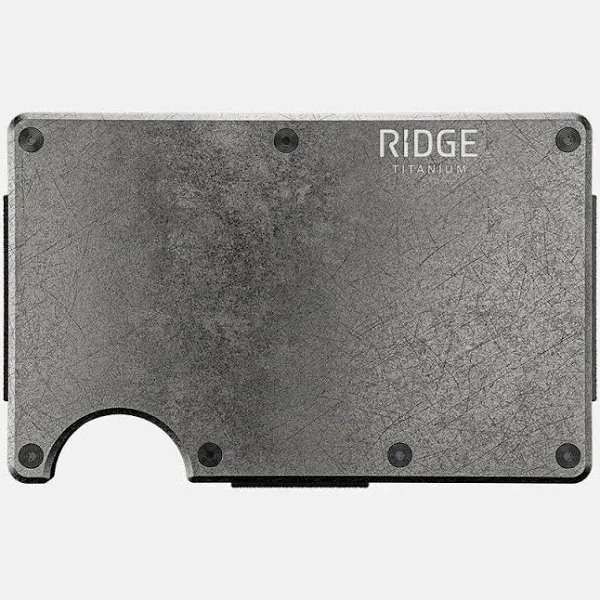 Ridge Aluminum Cash Strap Wallet Matte Olive