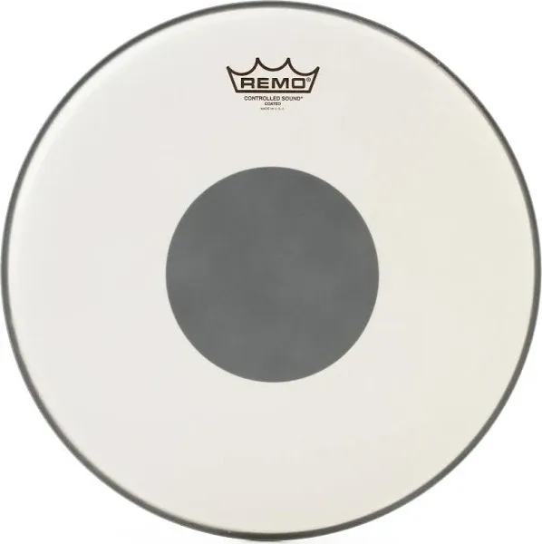 Remo Controlled Sound Coated Black Dot Drum Head 10"