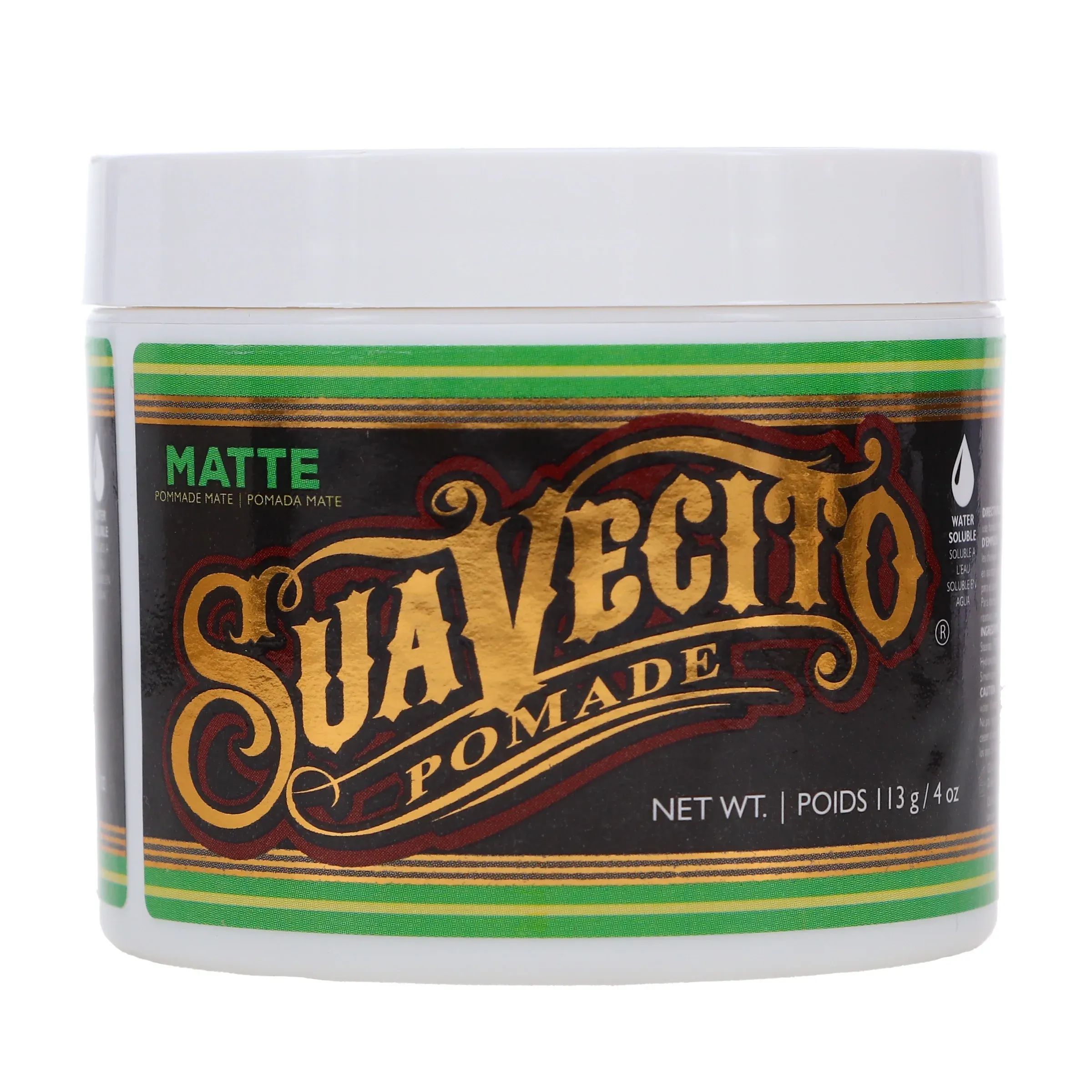 Suavecito Matte Pomade - 4 oz jar