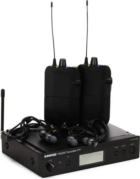 Shure PSM300 Twin Pack P3TR112TW Wireless In-Ear Monitor System