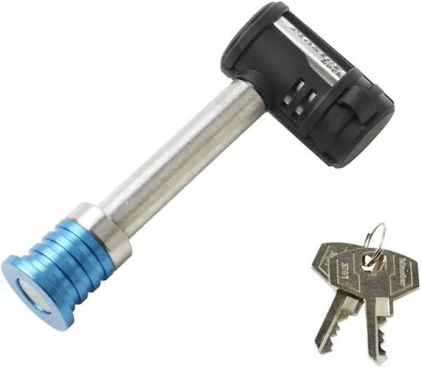 Masterlock 1480DAT Stainless Steel Receiver Lock w 1/2 &amp; 5/8&#034; Pins for Trailers 