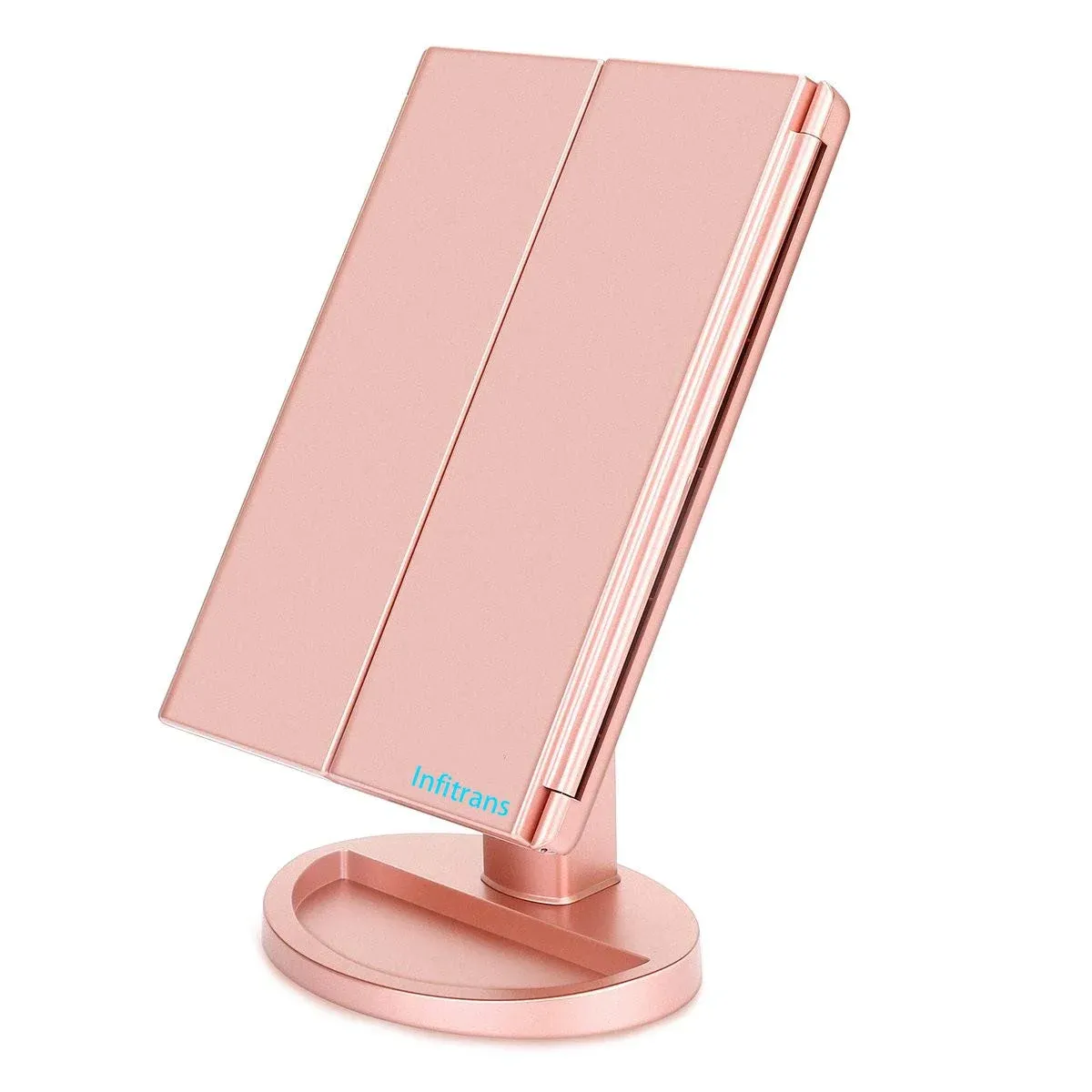 Infitrans 3 Folds Lighted Vanity Makeup Mirror