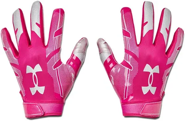 Under Armour F8 Adult Mens Football Gloves w/Gluegrip Sticky, NFHS/NCAA Approved