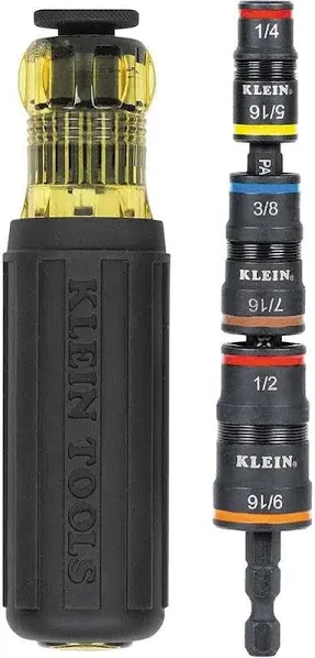 Klein 32910 7-in-1 Impact Flip Socket Set with Handle