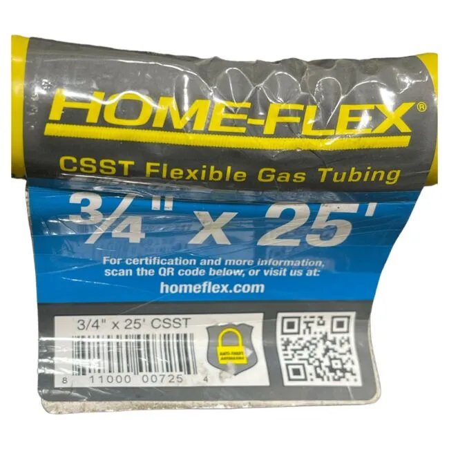 Home-Flex 1/2 in. Dia. x 25 ft. L CSST Flexible Gas Tubing