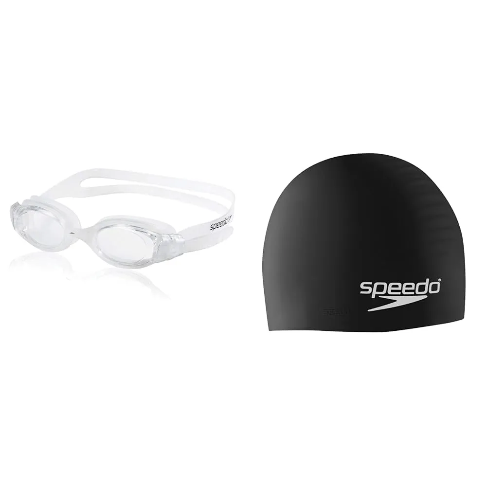 Speedo Silicone Swim Cap - Black