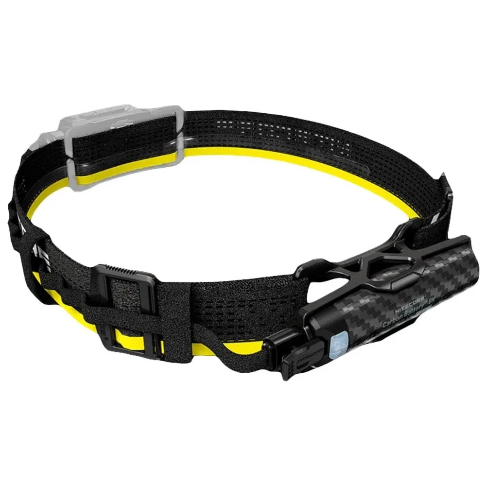 Nitecore Carbon Battery 6K Kit Headlamp Runtime Extender for NU40, NU43, NU45, NU50, and HC65 UHE Headlamps