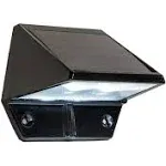 Classy Caps Aluminum Solar Deck & Wall Light - Black