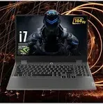 Lenovo LOQ 15 15.6" Gaming Traditional Laptop Intel Core i7 13650HX 16GB Ram Nvidia GeForce RTX 4060 512gb SSD Storage Windows 11 Home FHD 144Hz - Gre