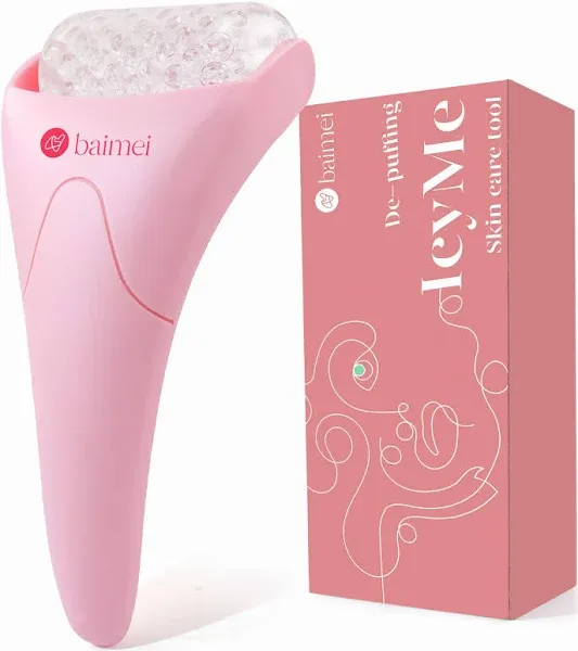 Ice Roller for Face and Gua Sha Facial Tools Ice Face Roller Reduces Puffines...