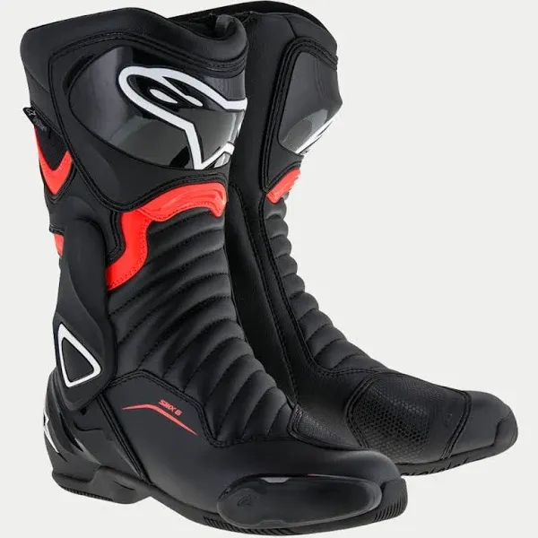 SMX-6v2 Vented Street Riding Boots Black/Red/Whit<wbr/>e US 14 Alp. 2223017-1320-5<wbr/>0