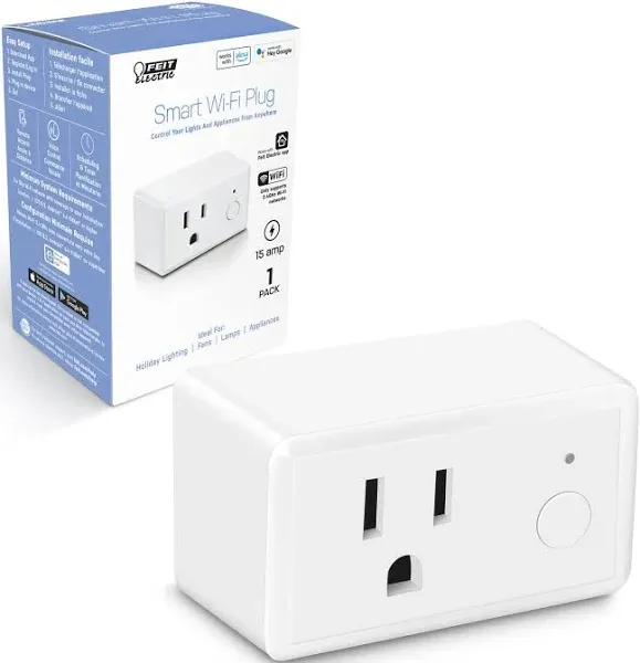 NEW IN BOX Feit Electric Wifi Smart Plug works with Amazon Alexa or Google Home